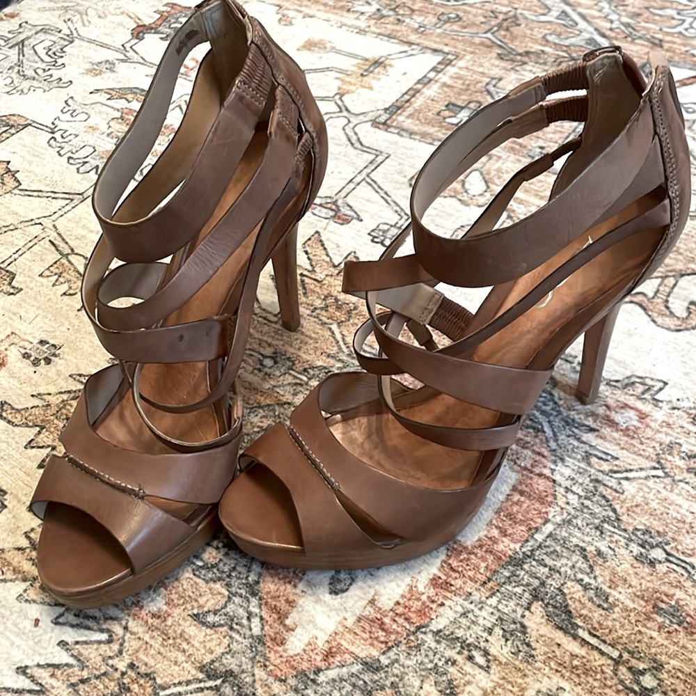 Aldo strappy stilettos size 40 (fits size 9)